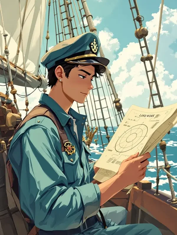ss漫画《森屿航迹》番剧封面
