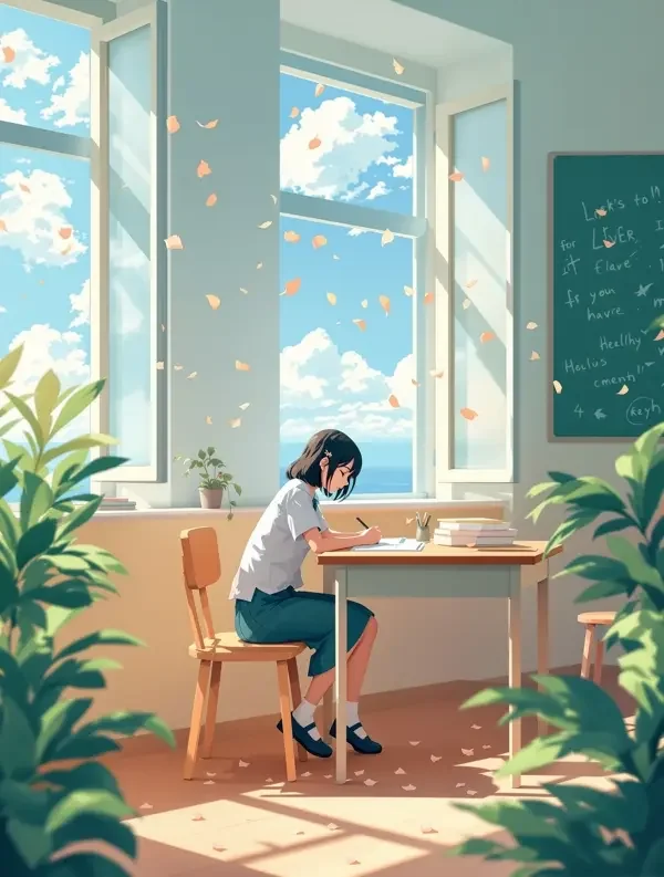 ss漫画《樱花教室物语》番剧封面